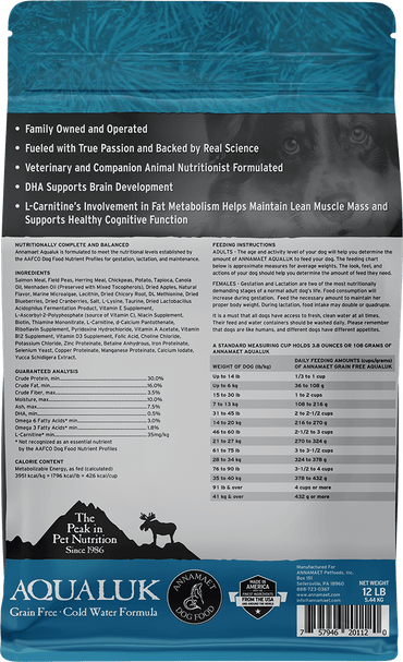 Annamaet Grain Free Aqualuk Cold Water Formula