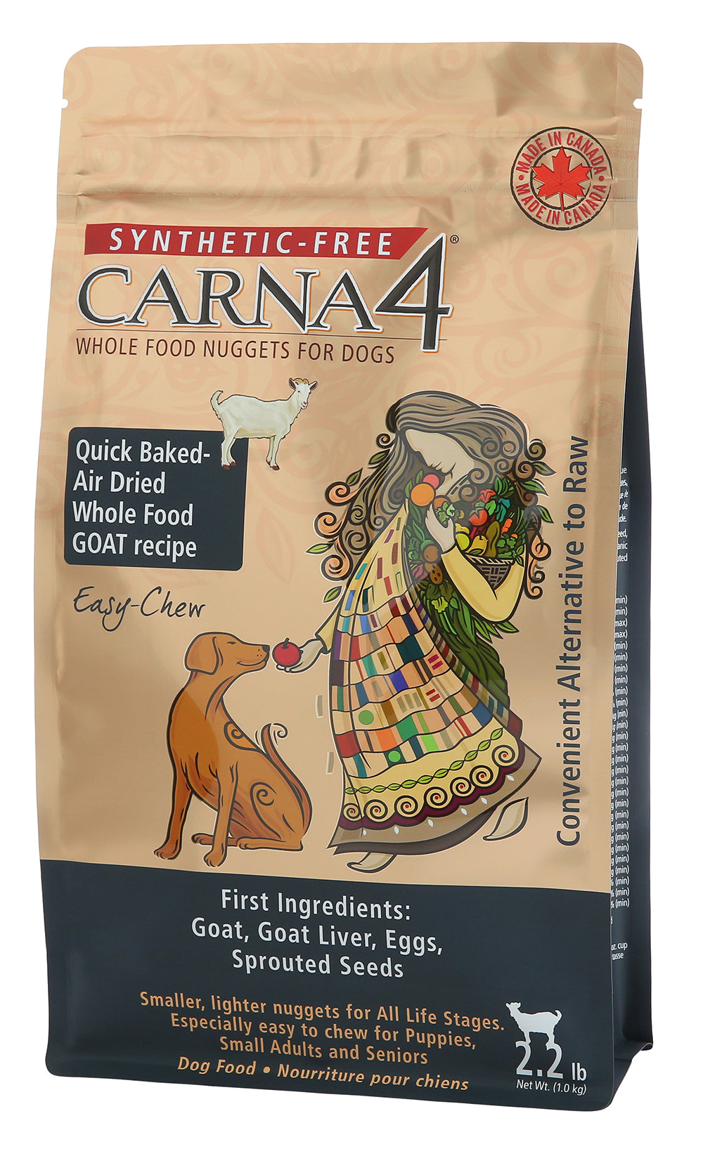 Carna4 Easy-Chew Grain Free Goat Dry Dog Food