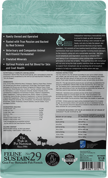 Annamaet Grain Free Sustain Cat Food