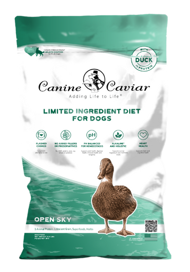 Canine Caviar Alkaline Grain Free Dog Food Open Sky