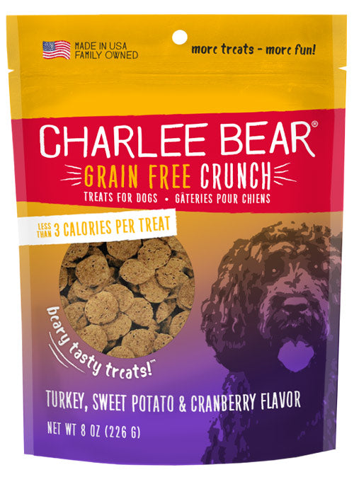 Charlee Bear Grain Free Crunch - Turkey, Sweet Potato & Cranberry