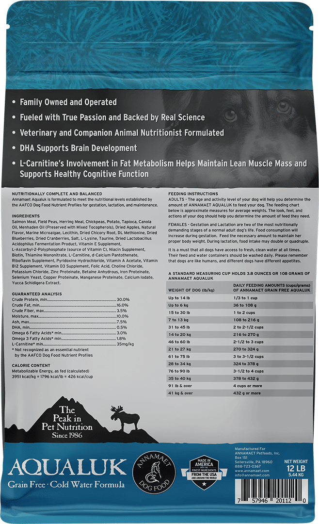 Annamaet Grain Free Aqualuk Cold Water Formula