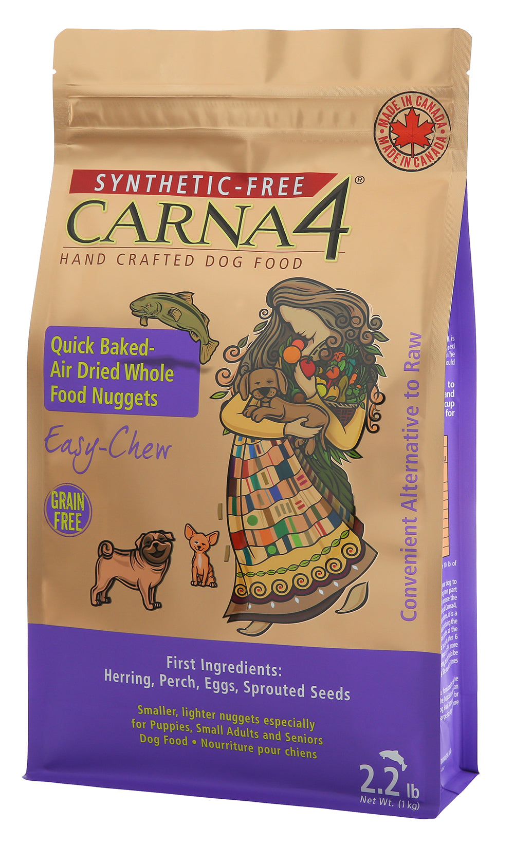 Carna4 Easy-Chew Grain Free Fish Dry Dog Food