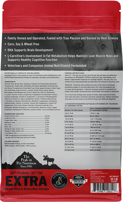 Annamaet Extra Formula Dog Food