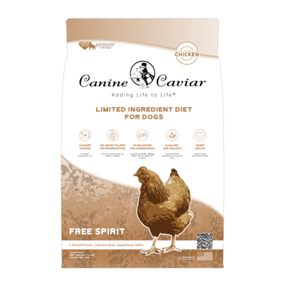 Canine Caviar Alkaline Dog Food Free Spirit