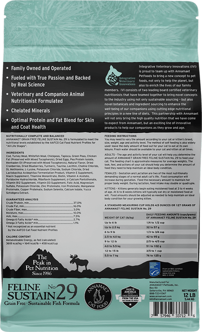 Annamaet Grain Free Sustain Cat Food