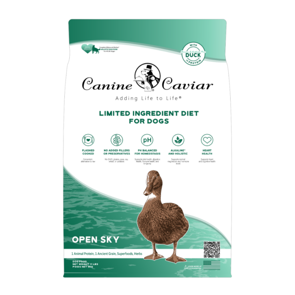 Canine Caviar Alkaline Grain Free Dog Food Open Sky