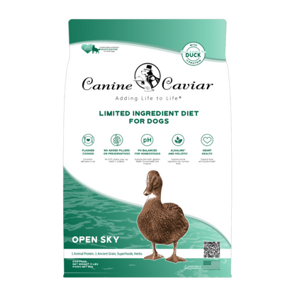 Canine Caviar Alkaline Grain Free Dog Food Open Sky