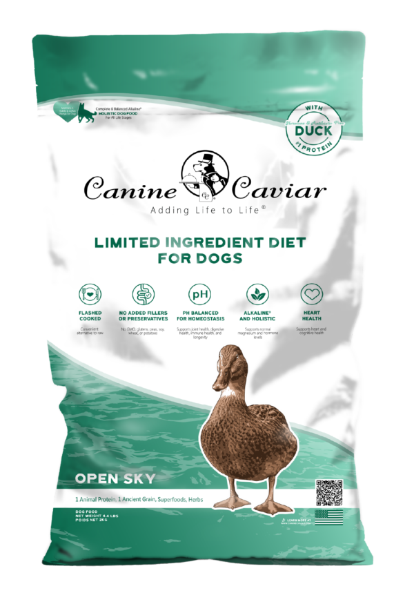 Canine Caviar Alkaline Grain Free Dog Food Open Sky