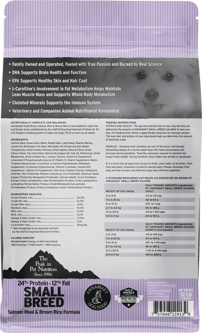 Annamaet Small Breed Salmon Dog Food
