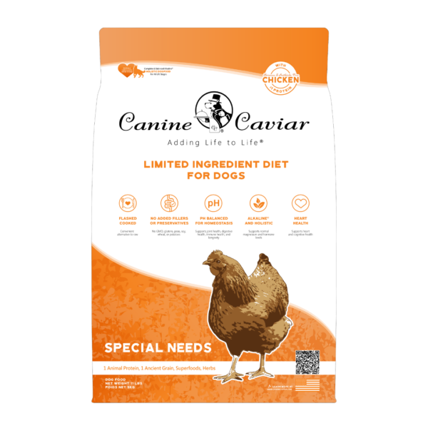 Canine Caviar Alkaline Dog Food Special Needs Chicken Formula