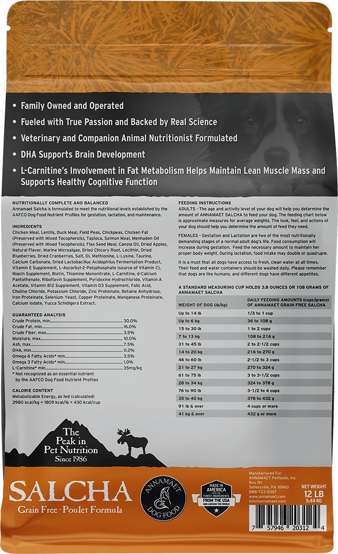 Annamaet Grain Free Salcha Formula