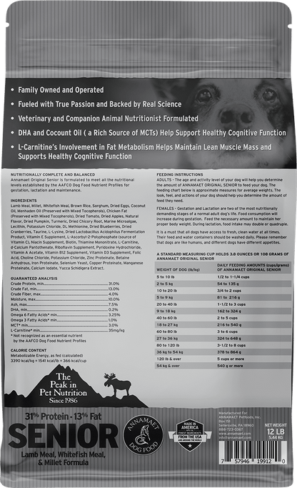 Annamaet Original Senior Dog Food