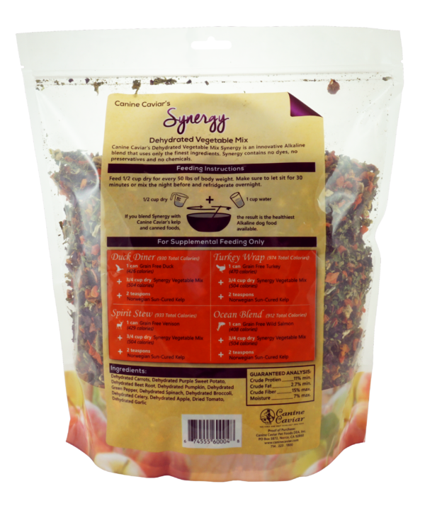 Canine Caviar Synergy Dehydrated Veggie Mix