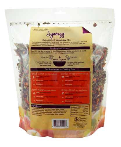 Canine Caviar Synergy Dehydrated Veggie Mix