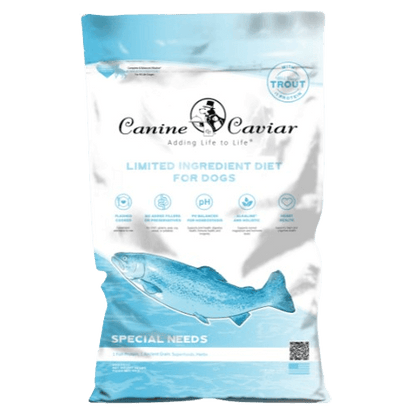 Canine Caviar Alkaline Dog Food Special Needs Trout Formula