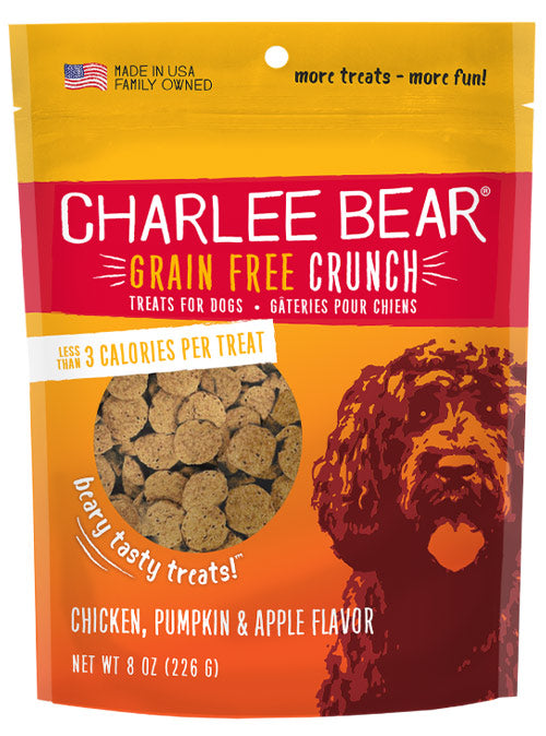 Charlee Bear Grain Free Crunch - Chicken, Pumpkin & Apple